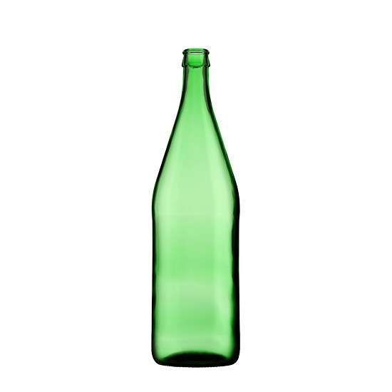 Bottiglia Minerale Verde 1L con Tappo Corona