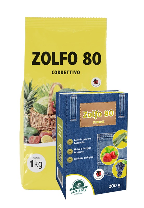 Zolfo 80 Agribios Agricoltura Biologica Sacco 5Kg