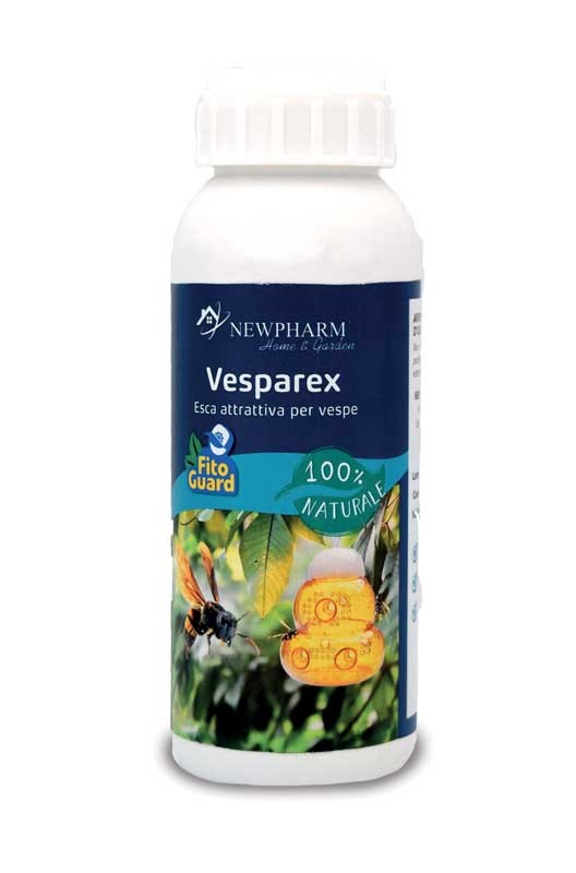 Esca Attrattiva per Vespe e Calabroni Vesparex Newpharm Fito Guard 500 ml