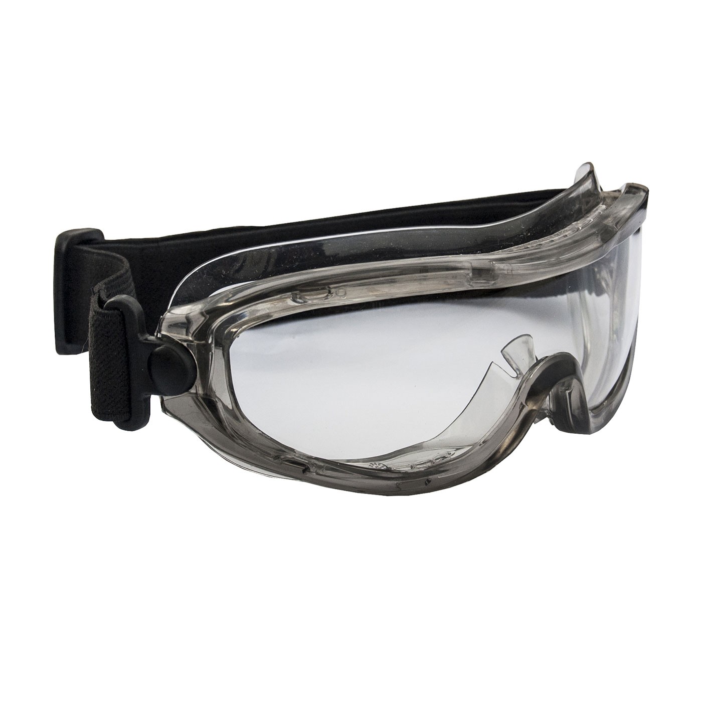 Occhiale a maschere con ventilazione indiretta, grigio chiaro, lente chiara anti-graffio e anti-appannamento TRITON PIP